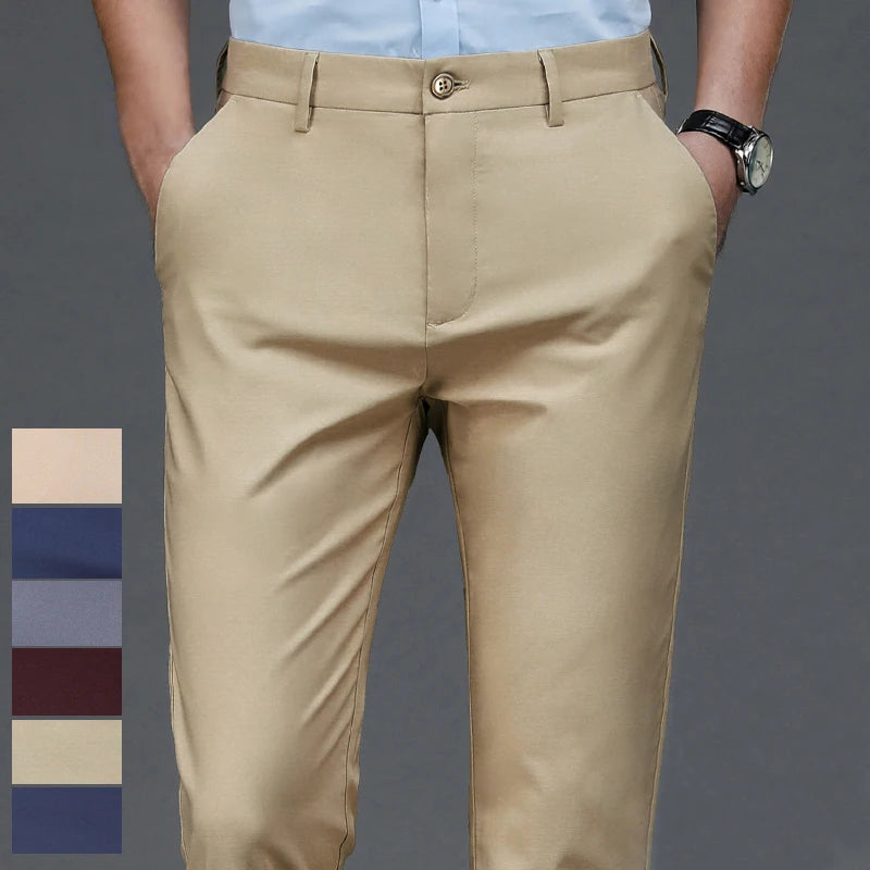 Men's Smart Casual Stretch Trousers - 3KDyn